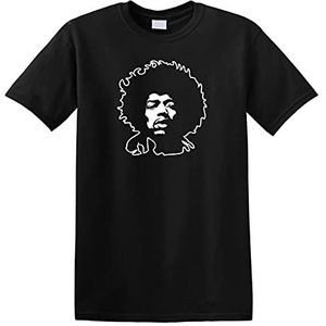 Jimi Hendrix Gitaar icoon Che Guevara Style Heavy Cotton t-Shirt - zwart - XXL