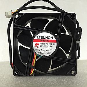 Original ME80251VX-0000-G99 8025 12V 1.9W 3-wire optical cooling fan