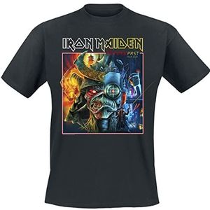 Iron Maiden The Future Past Tour Art 2023 Square T-shirt zwart XXL