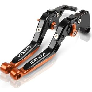 Motorfiets koppelingshendel, Motorfiets Trommelremmen Motorfiets Uitschuifbare Verstelbare Handgreep Hendels Motorfiets Remmen Koppelingshendels for hon&da for VTX1300 2003-2008 Reservoir Hendels,Prof