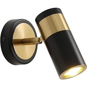 LED-cilinder, ingebouwde luchtverlichting Inbouwspot LED-schijnwerper Wandlamp Lamp 5W Verstelbare wandlamp Opbouwspot Eenvoudige binnenverlichting Keukenspot Decora(Size:Warm Light)