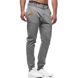 Broek - Effen - Katoen - Lang