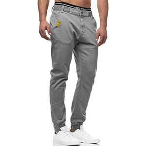 Broek - Effen - Katoen - Lang