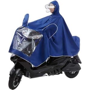 Scootmobiel regenhoes, regenponcho met capuchon, waterdichte fietsregenjas, one size winddichte uniseks regencape, for fiets, ebike, motorfiets