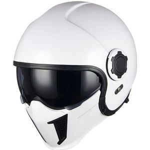 Volledige Gezichtsmotorhelm Met Vizier Modulaire Helm DOT/ECE Goedgekeurde Crashhelmen Straattouring Motorhelm Voor Mannen En Vrouwen E,M/53-54CM