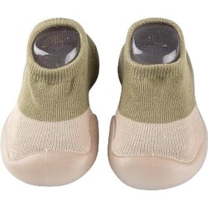 Babyschoenen voor jongens en meisjes, van zacht rubber, blotevoetenzool, schoenen en sokken, E 22 23, 22/23 EU