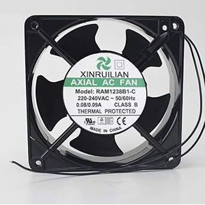 LMNCBVYA XINRUILIAN 120mm Cooling Fan - RAM1238B1-C, 0.08/0.09A, 2-Wire, Cooling Solution for PC and Electronics