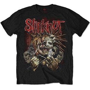 Slipknot Offici�le T Shirt Metaal De Grijze Hoofdstuk 'Gescheurd Apart