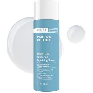 Paula's Choice RESIST Anti-Aging Reinigende Tonic Regenererende Lotion – laat de huid schoon en fris – met niacinamide en hyaluronzuur – voor acne en gemengde tot vette huid – 118 ml