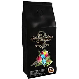 Koffiespecialiteit uit Zuid-Amerika - Koffie uit Peru - Een Zuid-Amerikaanse specialiteit (gemalen, 500g) - Landelijke koffie - Topkwaliteit koffie - Lage zuurgraad - Zacht en vers gebrand