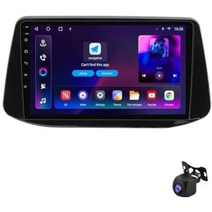 Android 12 Auto Bluetooth Radio 9 Inch Touch Screen Auto Radio Spelers voor Hyundai I30 2017-2018 met Navi GPS autoradio Ondersteunt 4G WiFi USB Stuurbediening Mirror Link RDS (Color : XY6 8Core 2+32