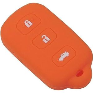QWLEYCHN 4 knoppen siliconen auto-styling sleutelhoes, voor Toyota Camry 2000-2005 afstandsbediening