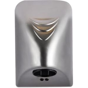 600W automatische handdror Elektrische verwarming, windhanddror Machine Hotelbadkamer Handdror Huishoudelijke apparatuur Mini-föhn,Snel drogend(Silver)