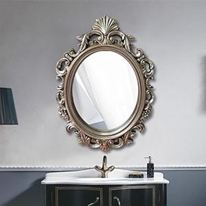 Ronde decoratieve spiegel - driehoeken - 100 cm
