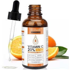 P-Beauty Vitamine C Serum gezicht, 30 ml, vitamine C en E, hyaluronzuur en salicylzuur, gezichtsserum, anti-rimpel, gezichtsverzorging, huidverzorging voor stralende en huid, biologisch en