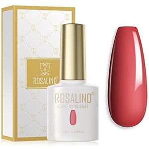 ROSALIND UV Nagellack Rood Gel Nagellack 15ml UV LED Soak Off Nail Art Manicure Gel Polish