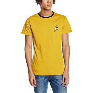 Star Trek Heren T-shirt, Geel, M