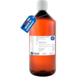 HERRLAN® Propyleenglycol 99,9% – 1000 ml farmaceutisch zuiver – Voor crèmes, lotions, gels en cosmetische productie – Veganistisch – Made in Germany