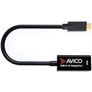 USB C naar DisplayPort 1.2 Adapter - 4K 60Hz HDR - 2K 144Hz - actief - voor monitoren, tv's, pc's, MacBooks, projectoren - Thunderbolt 3 compatibel