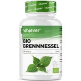 Biologische brandnetel - 240 capsules - Hooggedoseerd met 1000mg per dagelijkse portie - 10:1 brandnetelextract in gecertificeerde biologische kwaliteit - Veganistisch