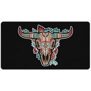 Buffalo Skull Mode Bureau Muismat Antislip Gaming Muismat Accessoires Decor 40X75cm