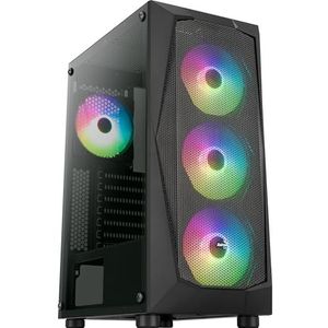 AeroCool - Falcon - PC-behuizing - Zwart - mATX Mini-ITX ATX