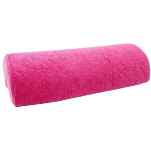 Brussels08 Mode Zachte Nagel Kunst Kussen Hand Rest Kussen Half Kolom Nagel Art Design Manicure Tafelmat Arm Pols Hand Rust Sponge Armsteun Salon Hand Kussen Houder roosrood
