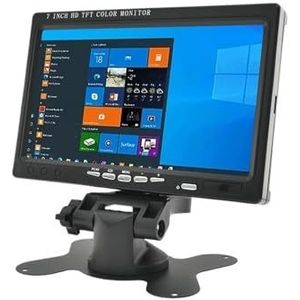 7 Inch Auto Monitor for TV PC Computer Met VGA Display 1024 * 600 LCD-scherm for Backup Camera Home security Systeem(MJ-703-US)