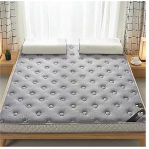 Matras Van Volledige Grootte, Latex Traagschuimmatras, Studentenslaapzaalmatras, Enkele Dubbele Matras, Huishoudelijke Tatami-matras (Color : Gray-A, Size : 200 * 220CM*6CM)