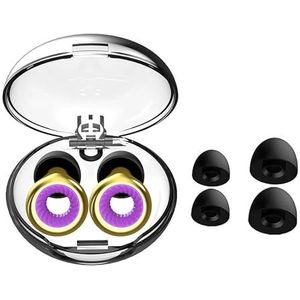 Anti-geluid slaap geluiddichte oordopjes siliconen diepe slaap ruisonderdrukking concert oordopjes herbruikbare ruisonderdrukking benodigdheden (kaki)