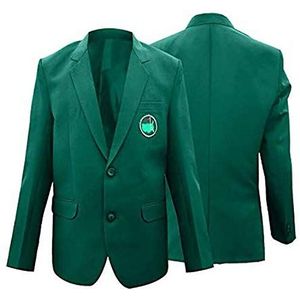 Suiting Style Heren Master Golf Tournament groene blazer jas jas, Groen, L