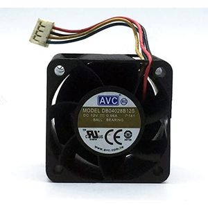 DB04028B12S DC12V 0.96A 4CM 4028 4-wire server cooling fan