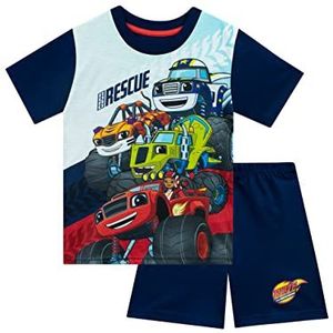 Blaze and the Monster Machines Pyjama's voor kinderen | Jongens pyjama's met trucks en auto's| Blauw |2-3 jaar| Officiële merchandise