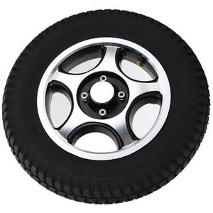 14 inch opblaasbaar rubberen wiel zwaar duty 150 kg laadcapaciteit niet -slipband 3,00 8 connector voor handcart trolley duwwagen