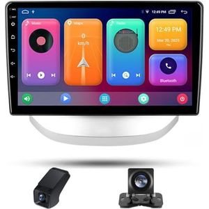 Autoradio,Android 13 geldt geldt voor Hyundai HB20 2012-2019 9 inch HD touchscreen autoradio met draadloze Carplay Android Auto 4GLTE 5GWi-Fi Bluetooth FM RDS GPS-navigatie(NF-1)