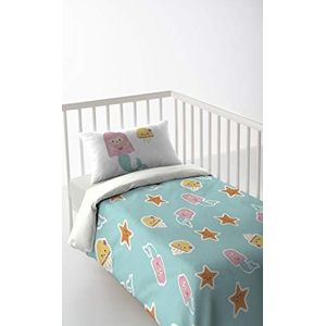 Bettbezug für Babybett Cool Kids Mermaid - Bett 80 cm (115 x 145 + 20 cm)