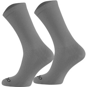 TODO Wielrensokken voor dames en heren Ademende wielrensokken PRO Wielrensokken voor heren en vrouwen, Grijs, 35-38 EU