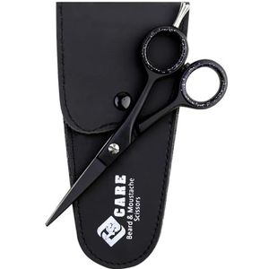 YSCARE Baardschaar, haarschaar, snor schaar, premium kappersschaar, extra scherp, kappersschaar, roestvrij staal, 12,7 cm (12,7 cm)