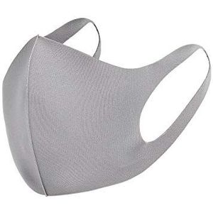 Hailys Fashion masker One Size Mond-Neus masker 1-laags medium grijs