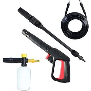 Verfspuit, Hoge Druk Schuim Pistool Slang Kit Hogedrukreiniger Spuitpistool Schuim Kanon Sneeuw Schuimlans Foamer Slang Pijp Nozzle For Karcher Spuitpistool voor meubels, kasten, hekwerk (Color : Typ