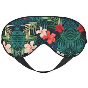 Zomer Hawaiiaanse Slaap Eye Mas Bijgewerkt Ontwerp Licht Blokkerende Night Eye Blinder Mannen Vrouwen Shift Werk Reizen