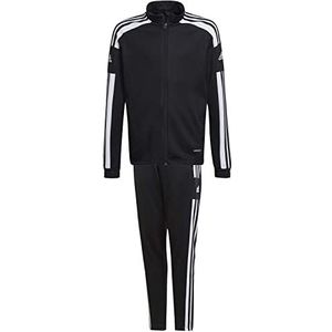 adidas Kinder trainingspak Full Zip Squadra 21, zwart/wit, 152