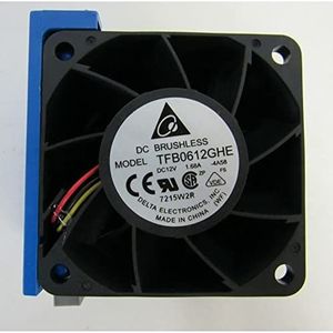 Delta 6038 TFB0612GHE industrial server chassis power radiator fan