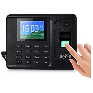 Klokkenmachines voor kleine bedrijven, Biometrische Vingerafdruk Tijdregistratie Systeem Klok Recorder Employee Herkenning Registratie Apparaat Elektronische Machine