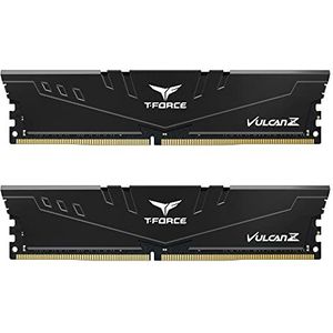 TEAMGROUP T-Force Vulcan Z DDR4 16GB Kit (2x8GB) 3600MHz (PC4-28800) CL18 Desktop Geheugenmodule Ram Zwart - TLZBD416G3600HC18JDC01