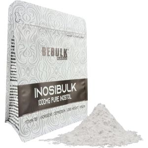BeBulk Nutrition Inositol Poeder, 100g, Zonder smaak, hoge kwaliteit, gemaakt in Nederland