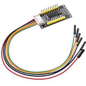 SEENGREAT MCP23017 IO Expander Module I2C Interface Expands 16 I/O Pin voor Ardui/Stm32/Raspberry Pi Zero W Zero WH 2B 3B 3B + 4B, 3.3V en 5V niveaus, 3-Digit DIP-switch