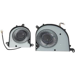 Laptopventilator, Werkende ABS-aluminiumlegering, Stabiele 4-pins Laptopventilator voor Vervanging (CPU- en GPU-koelventilator)
