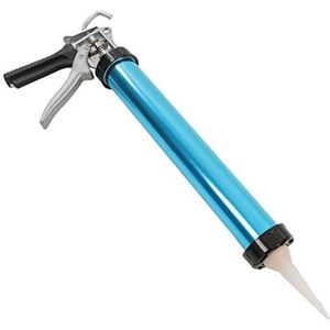 Worstkitpistool, Druppelloos Worstpistool Handmatig Afdichtmiddel Worstkitpistool met Aluminium Vat, Blauw