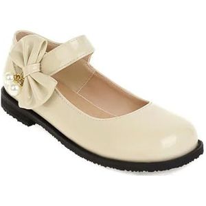 Lolita Mary Jane Lolita Mary Jane-schoenen voor vrouwen, ronde neus, enkelriem, plateau, modieuze hak, zwart, beige, 36 EU